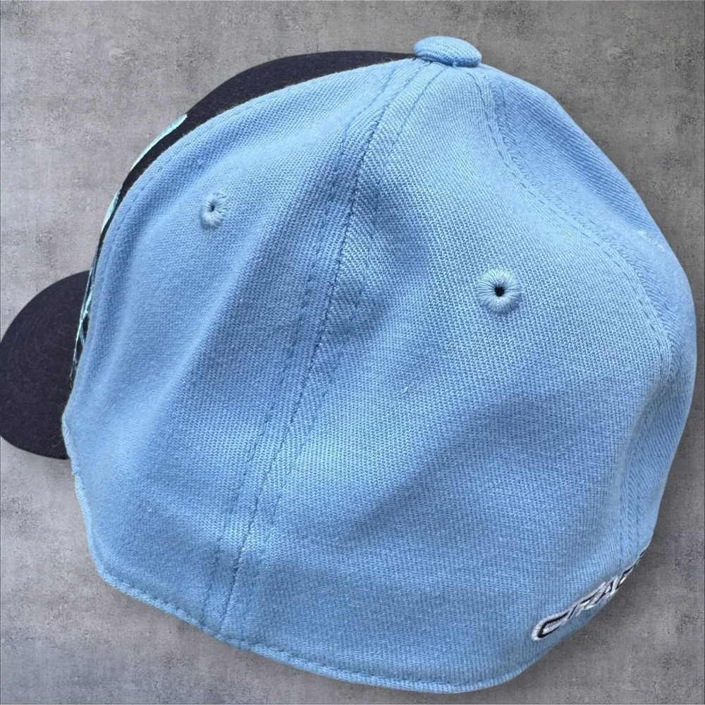 The Citadel Bulldogs Top of the World Hat Mascot Navy / Light Blue FlexFit Retro